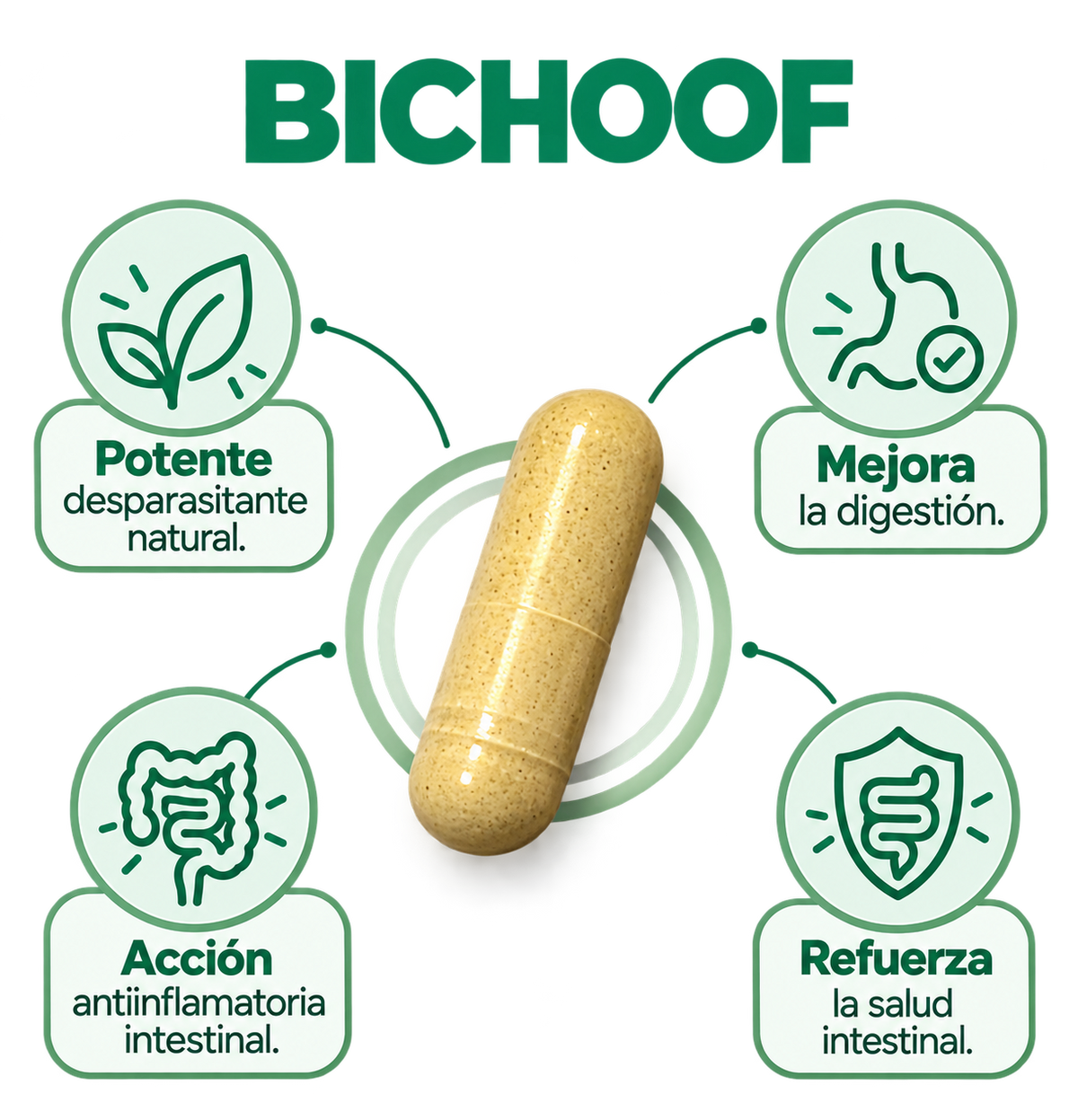 BICHOOF (Desparasitante natural 1 mes)