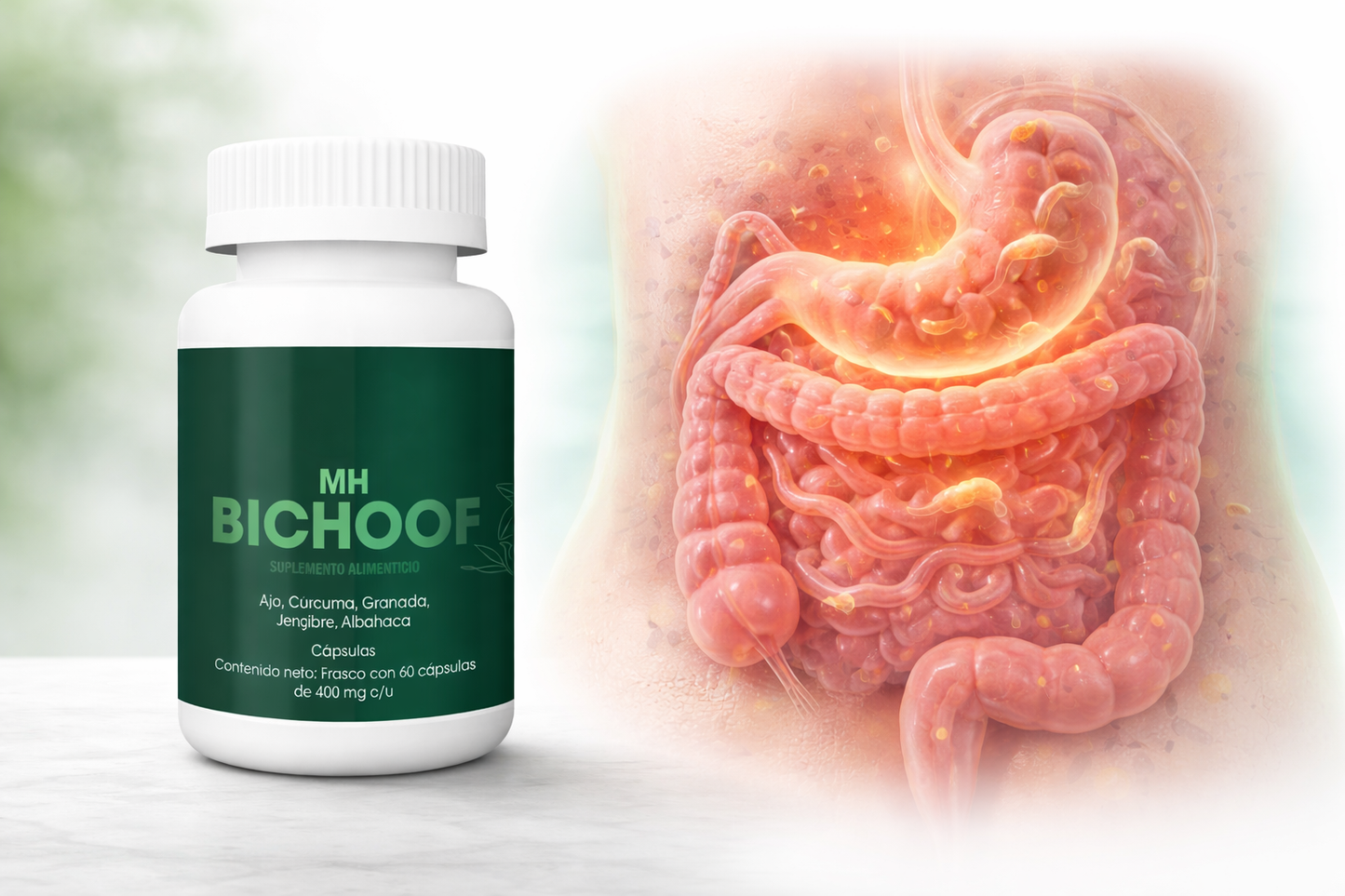 BICHOOF (DESPARASITANTE NATURAL 1 mes)